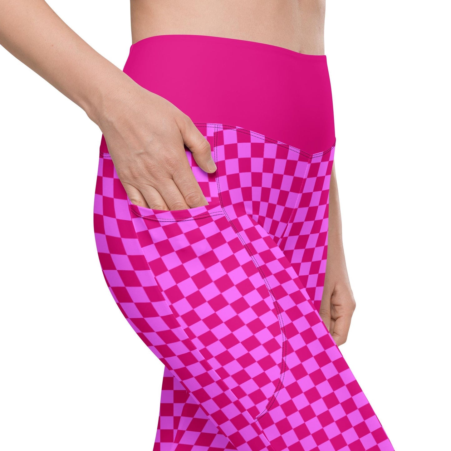 Pink Leggings with pockets