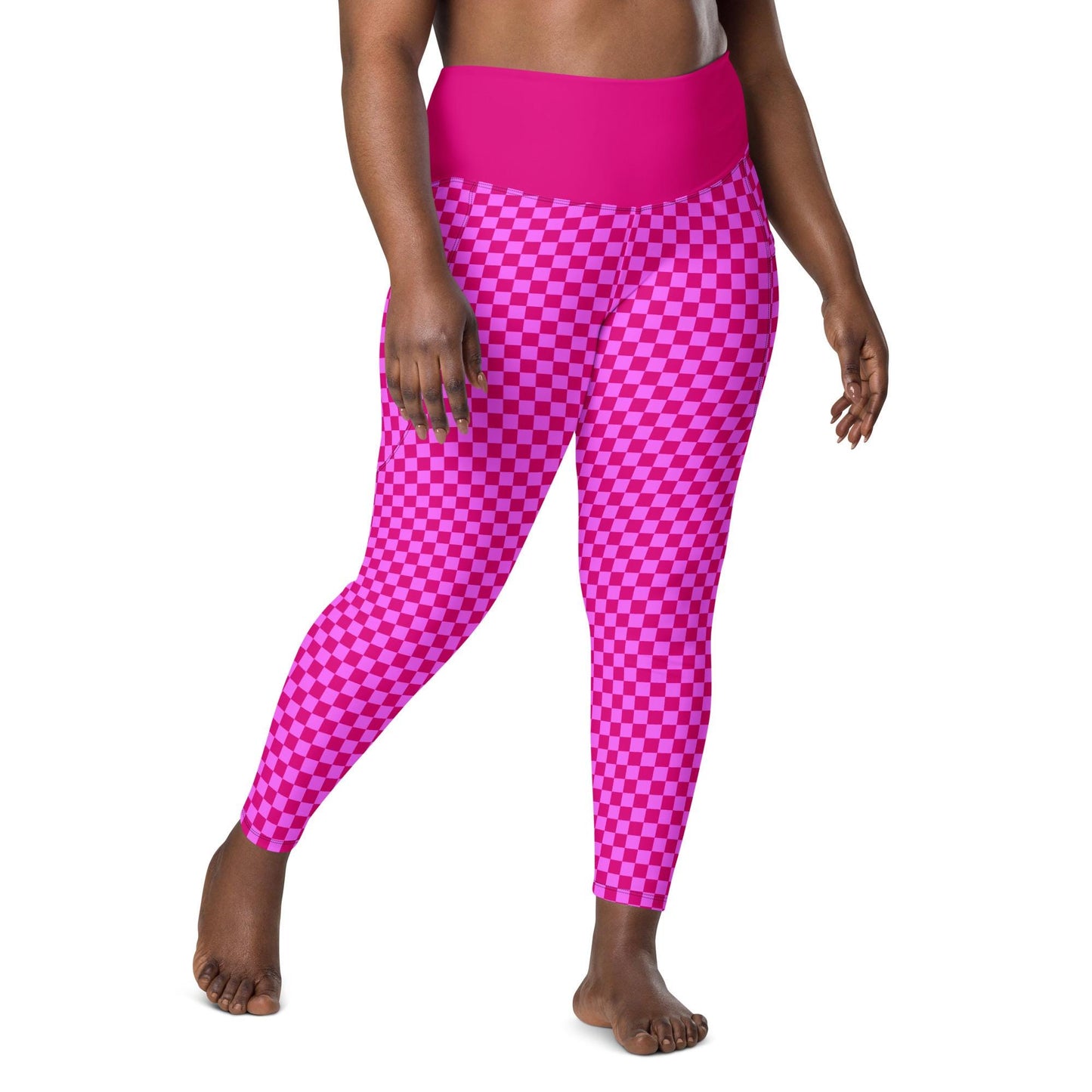 Pink Leggings with pockets