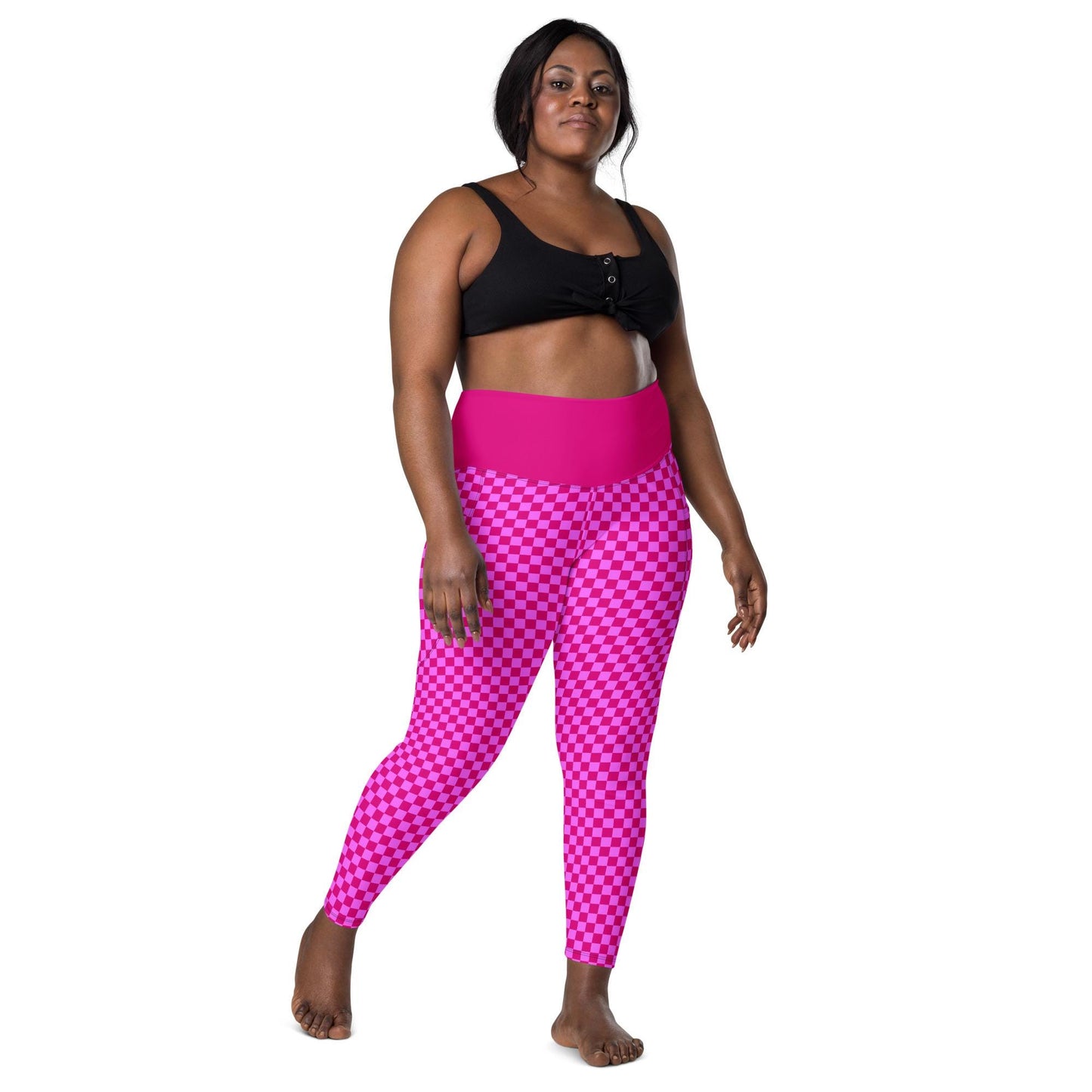 Pink Leggings with pockets
