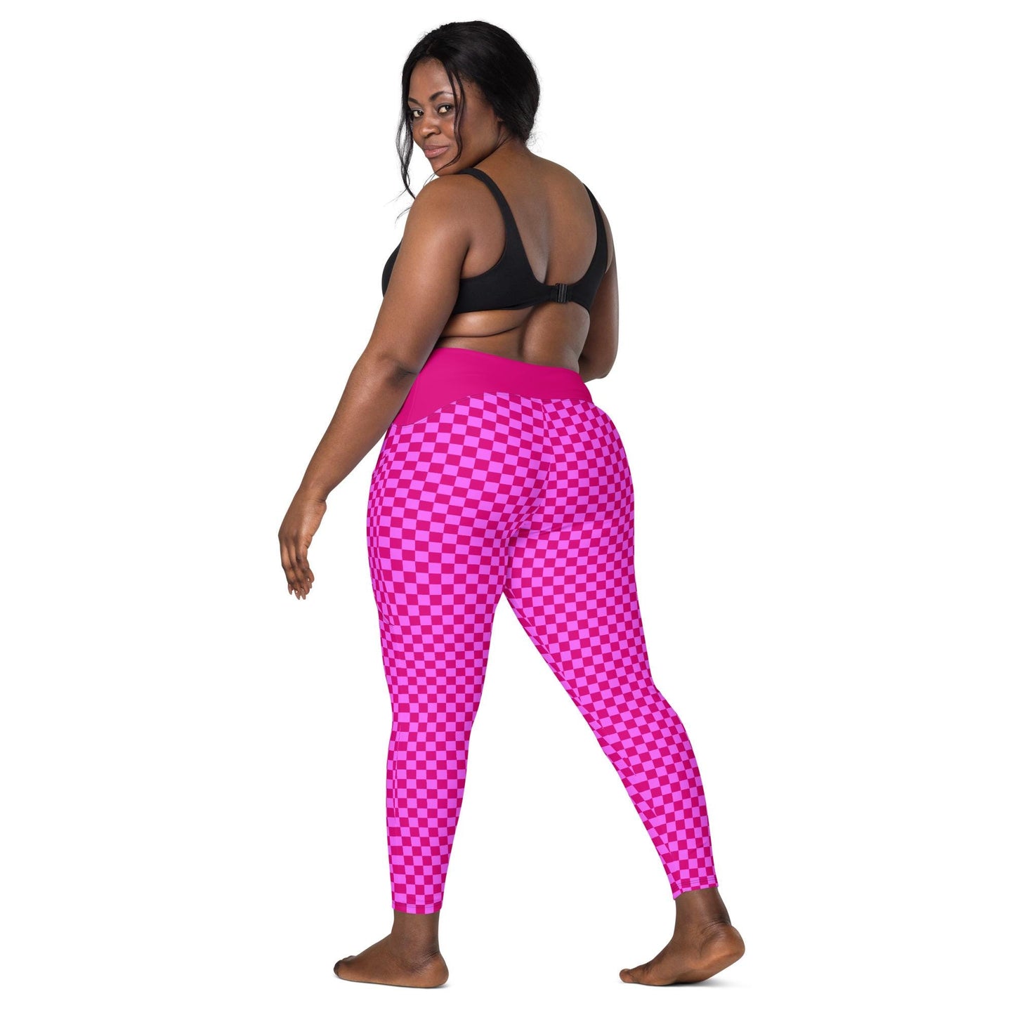 Pink Leggings with pockets