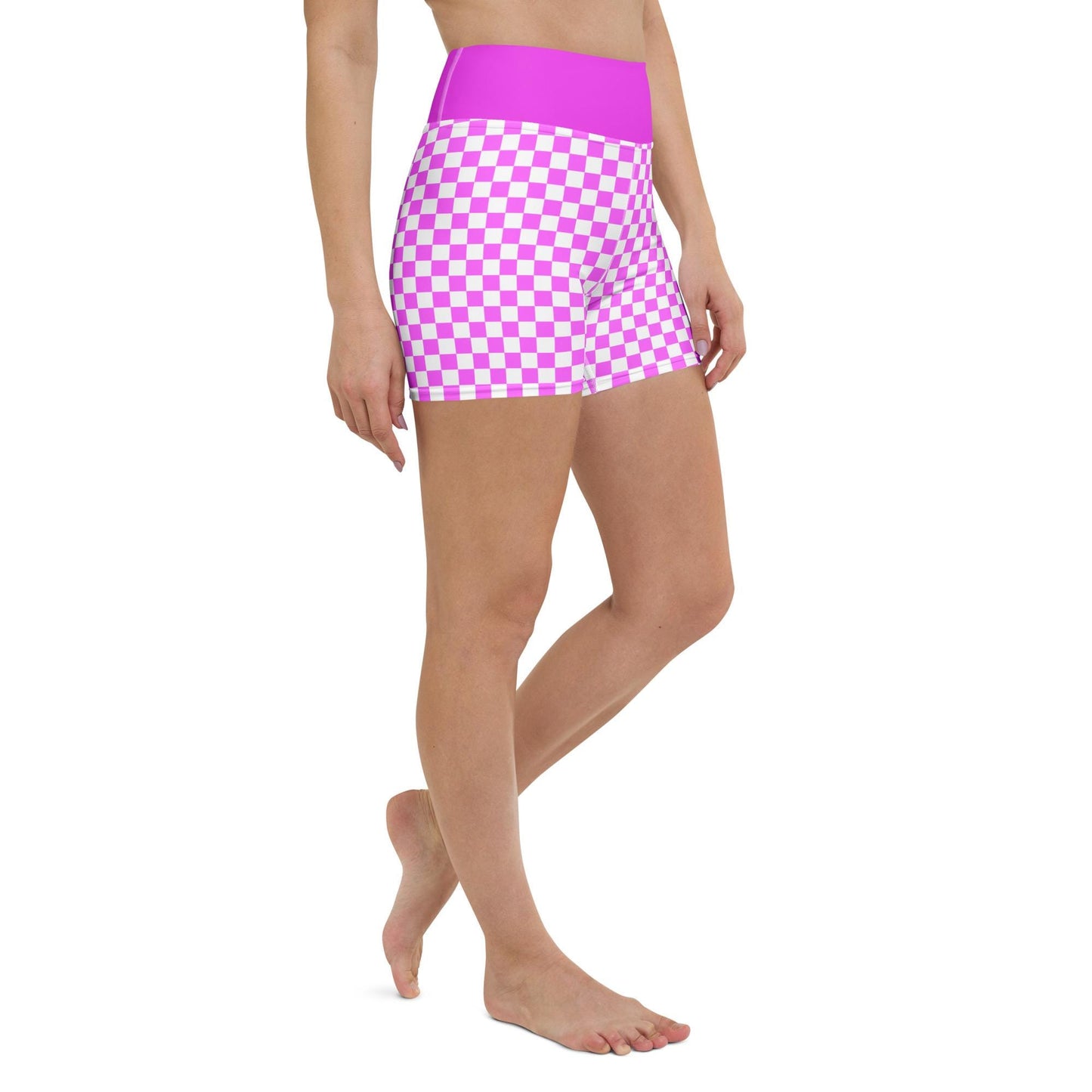 Pink Yoga Shorts