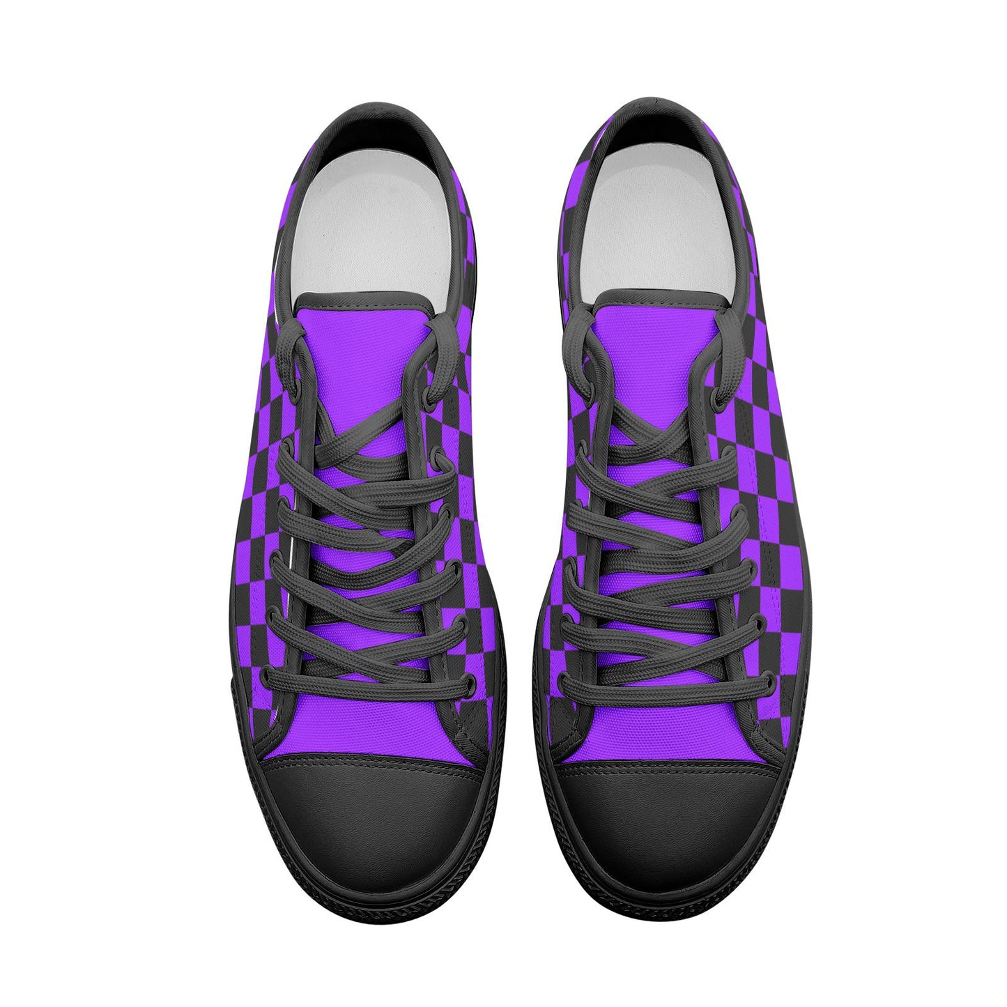 Purple Sneakers Unisex Low Top Canvas Shoes