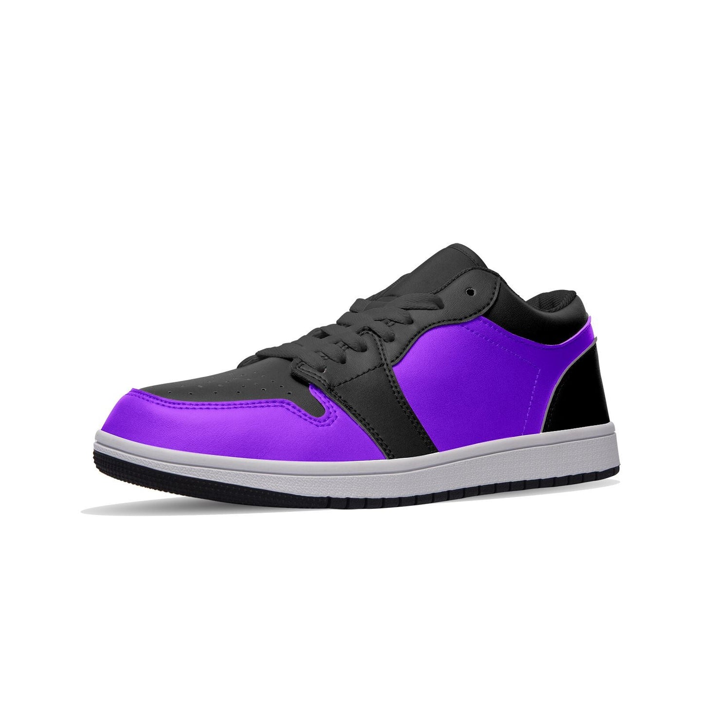 Purple Sneakers Unisex Low Top Leather Sneakers