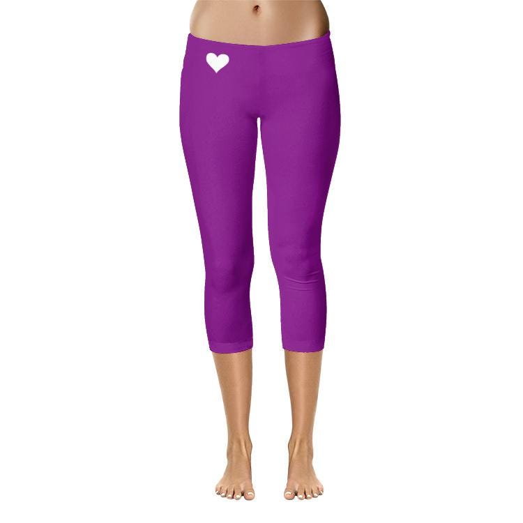 Purple Capri Leggings