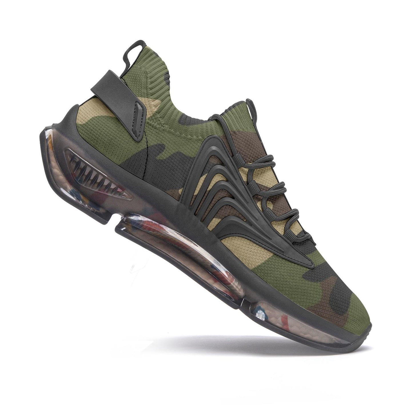 Camo Sneakers Unisex Low Top Mesh Sneakers
