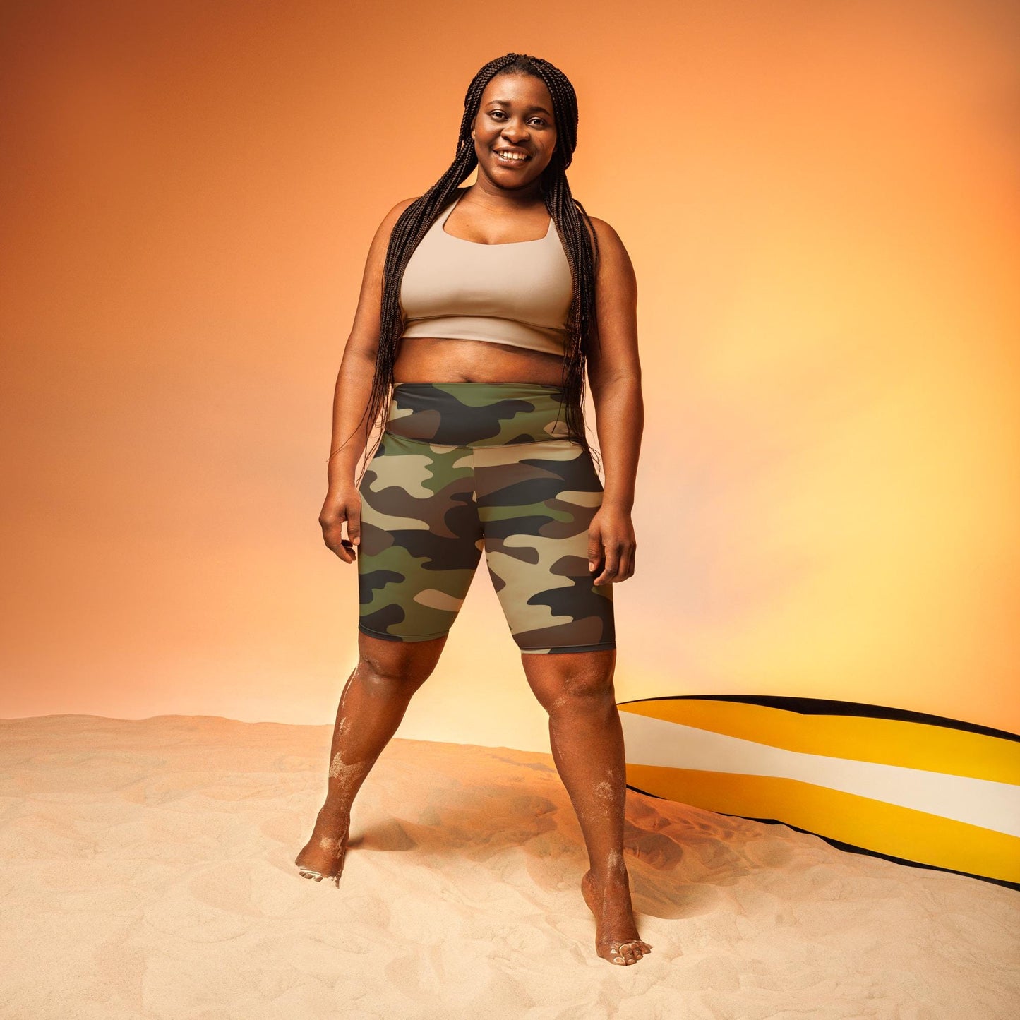 Camo Biker Shorts Sizes up to 3XL