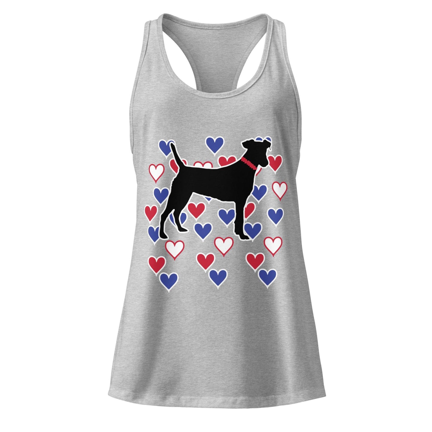 Dog Lovers Womens fitted racerback tank top