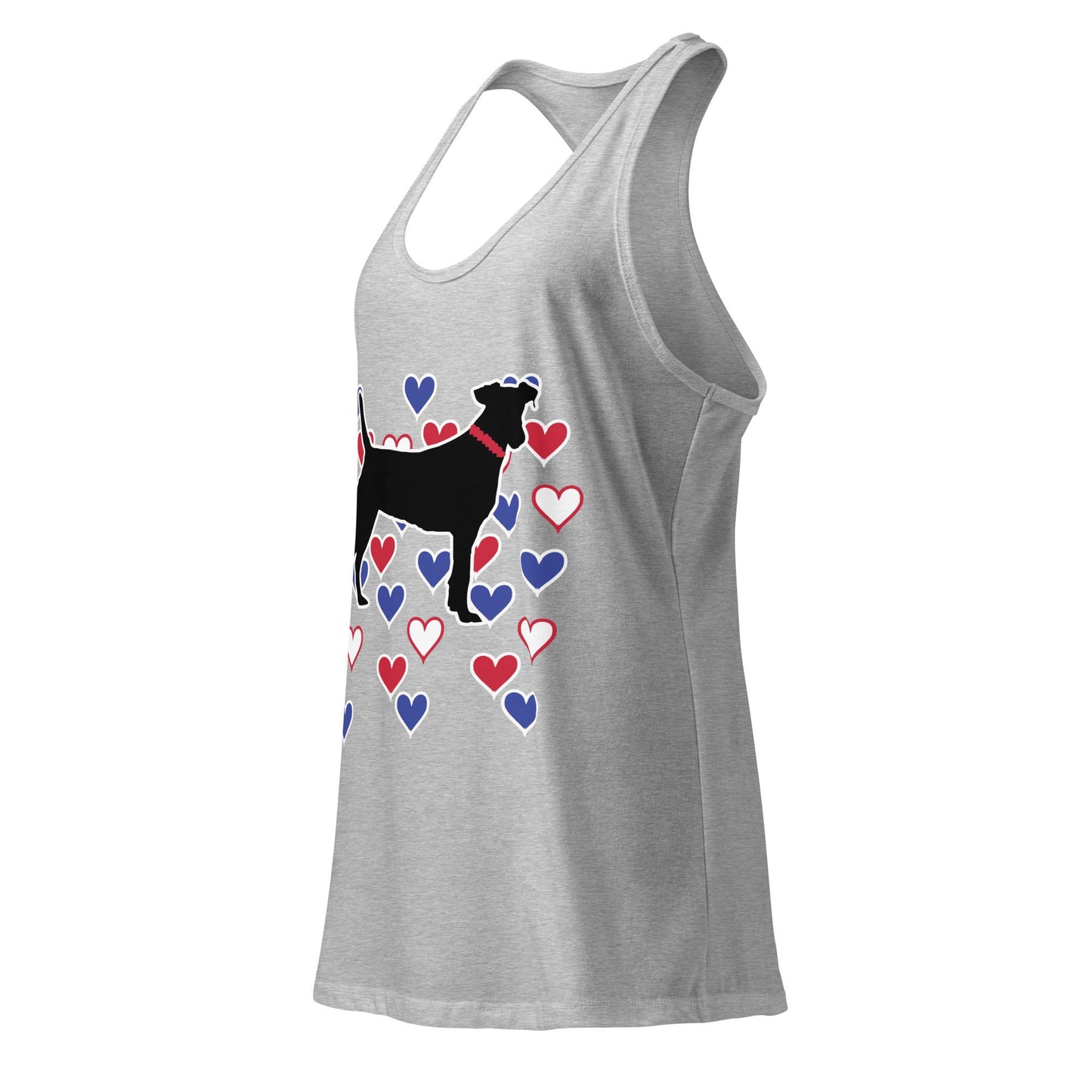 Dog Lovers Womens fitted racerback tank top