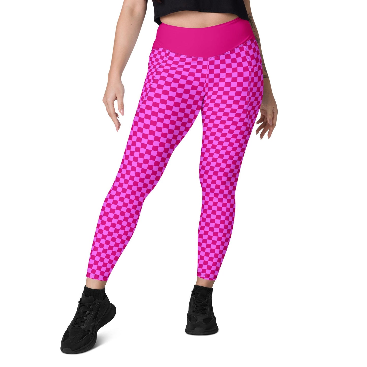 Pink Leggings with pockets