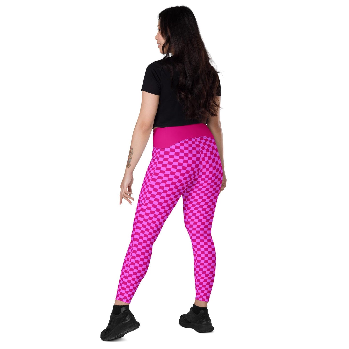 Pink Leggings with pockets