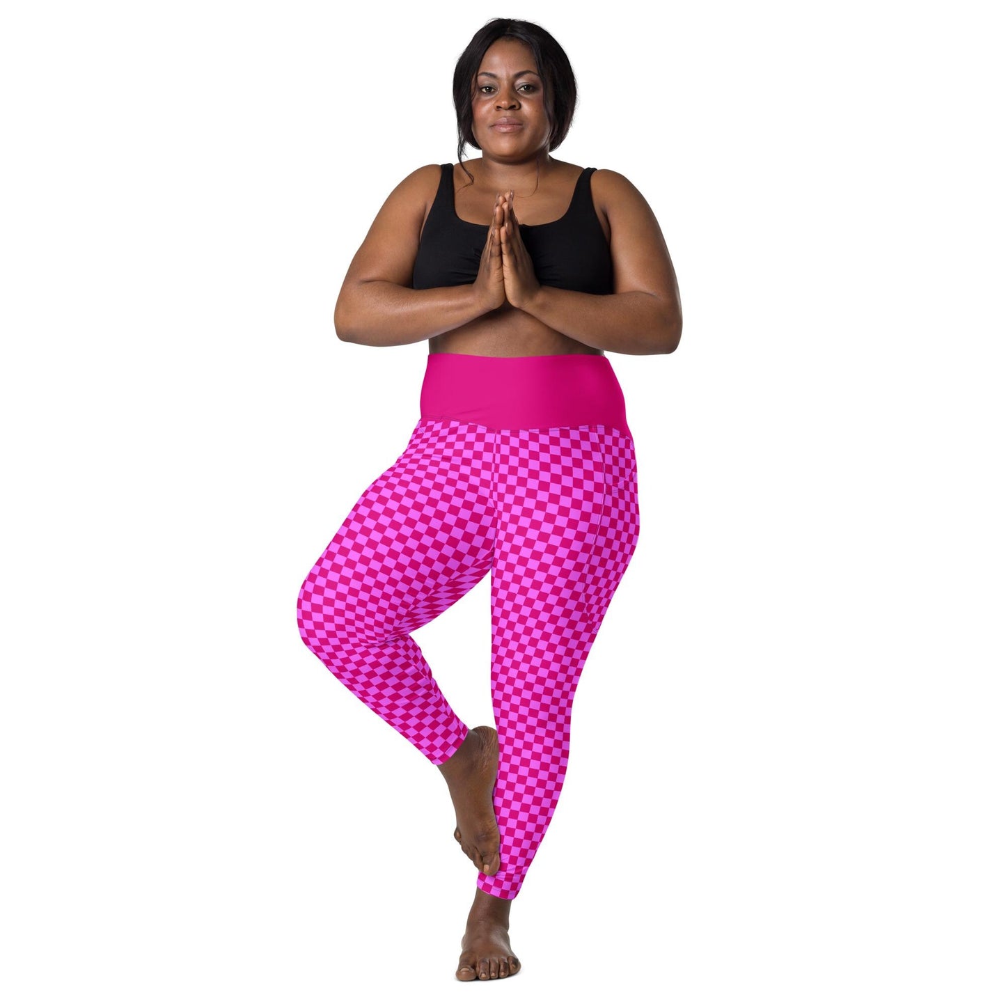 Pink Leggings with pockets