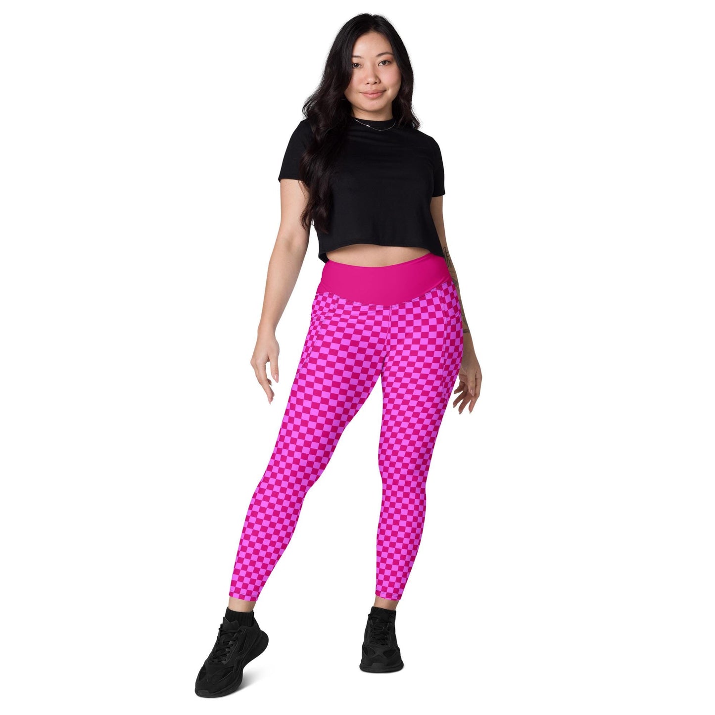 Pink Leggings with pockets