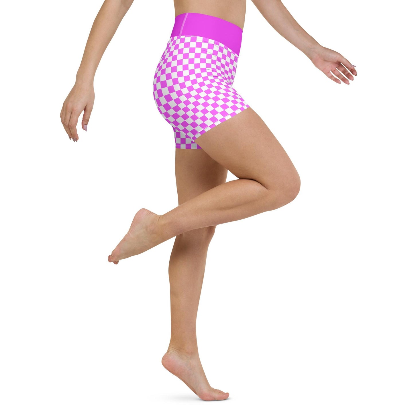 Pink Yoga Shorts