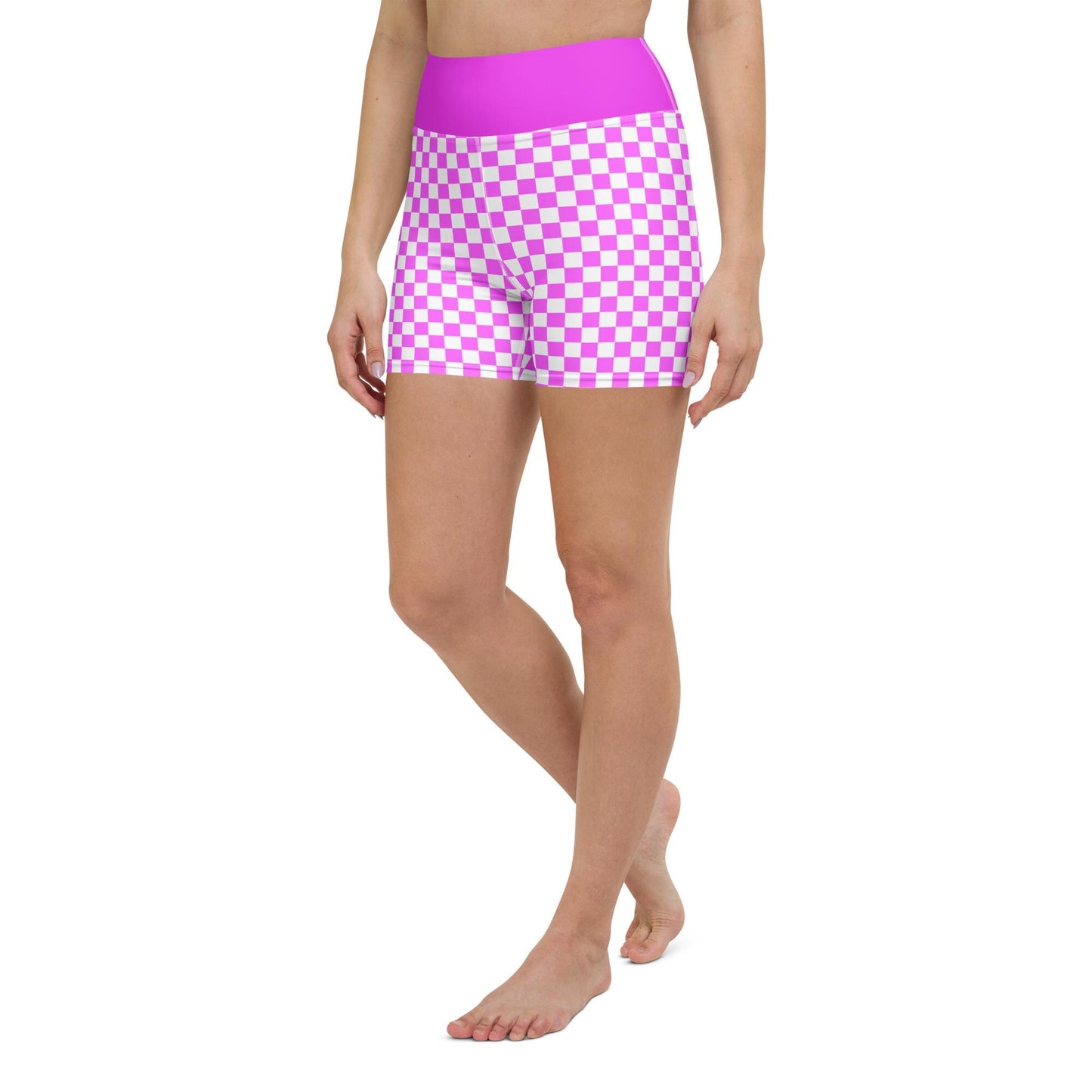 Pink Yoga Shorts