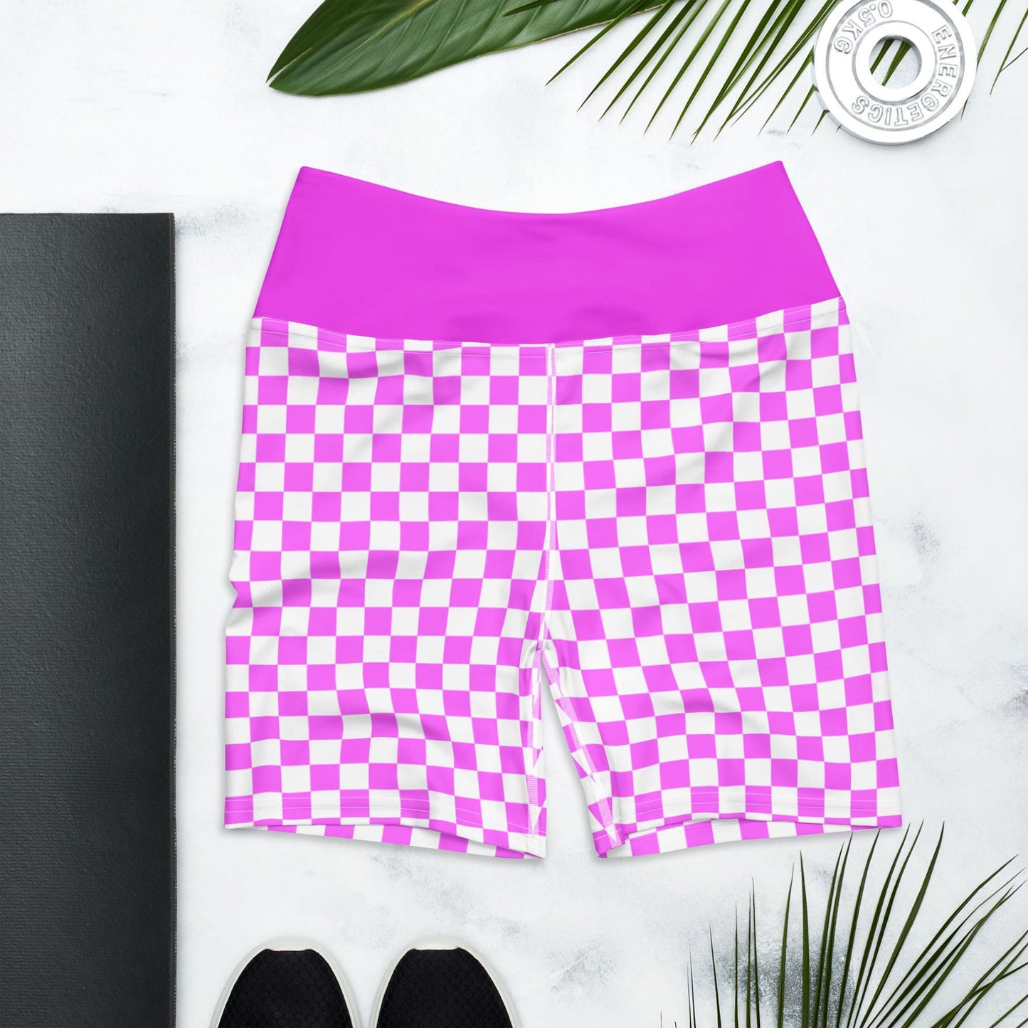 Pink Yoga Shorts