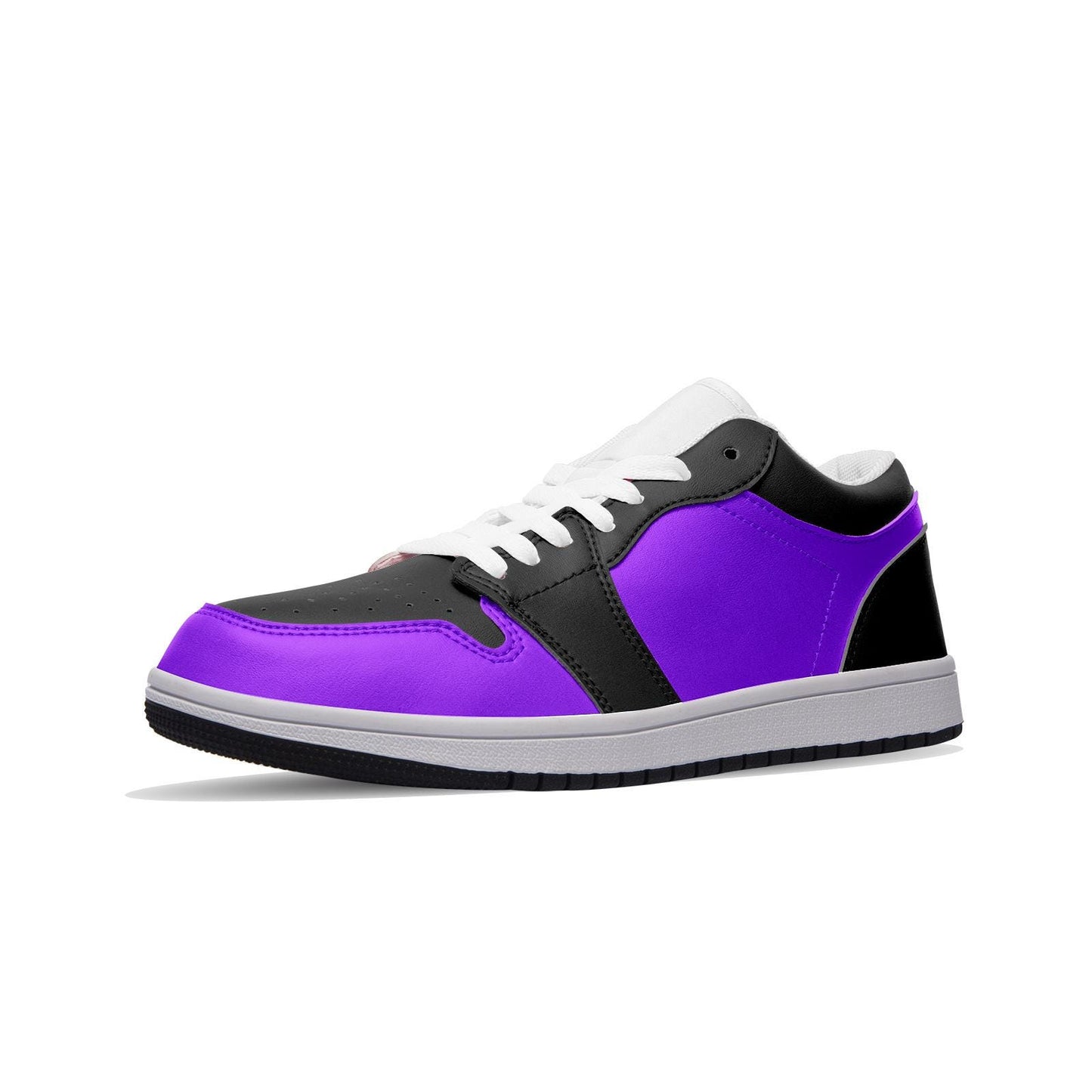 Purple Sneakers Unisex Low Top Leather Sneakers