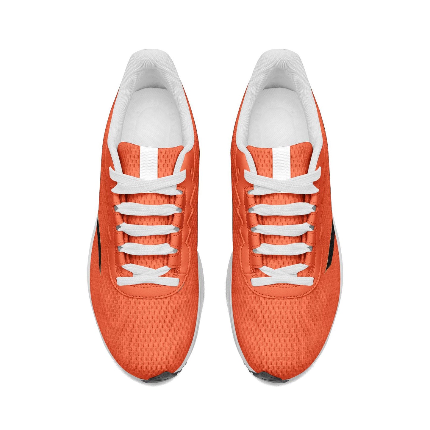 Orange Sneakers Unisex Mesh Tech Performance Running Shoes