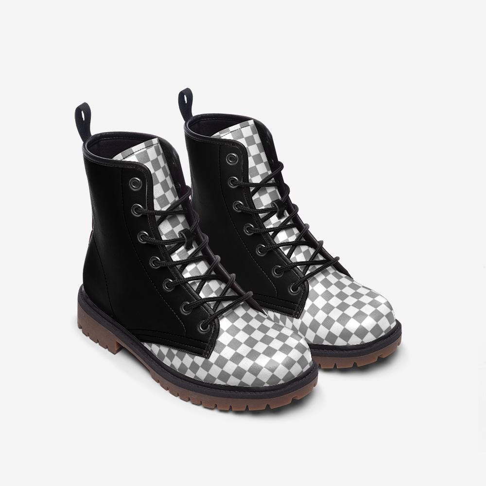 Women's Black Boots Casual Leather Lightweight boots MT