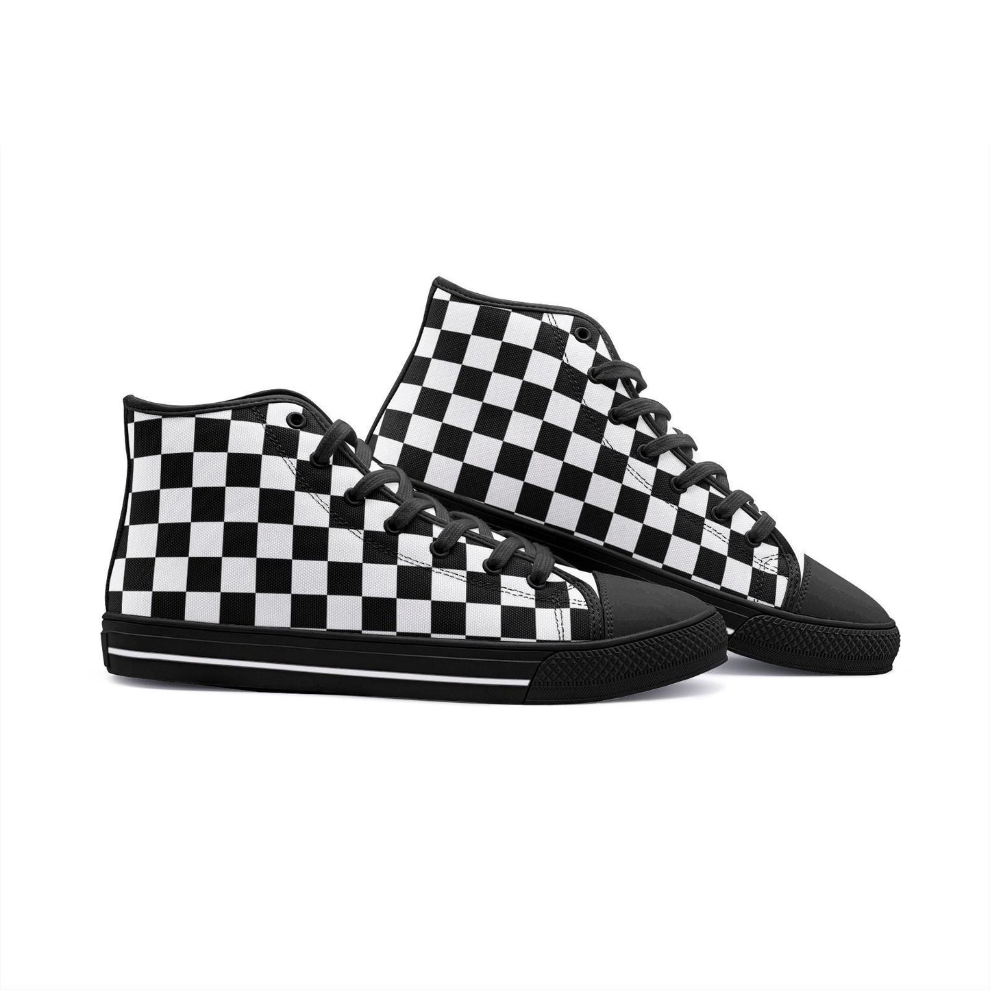 Black Hightops Unisex High Top Canvas Shoes