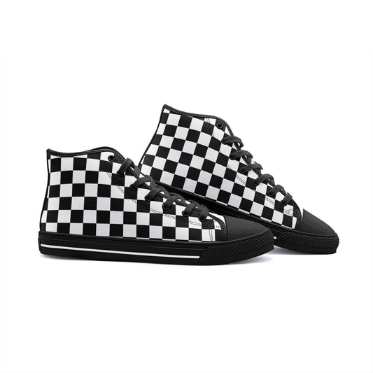 Black Hightops Unisex High Top Canvas Shoes