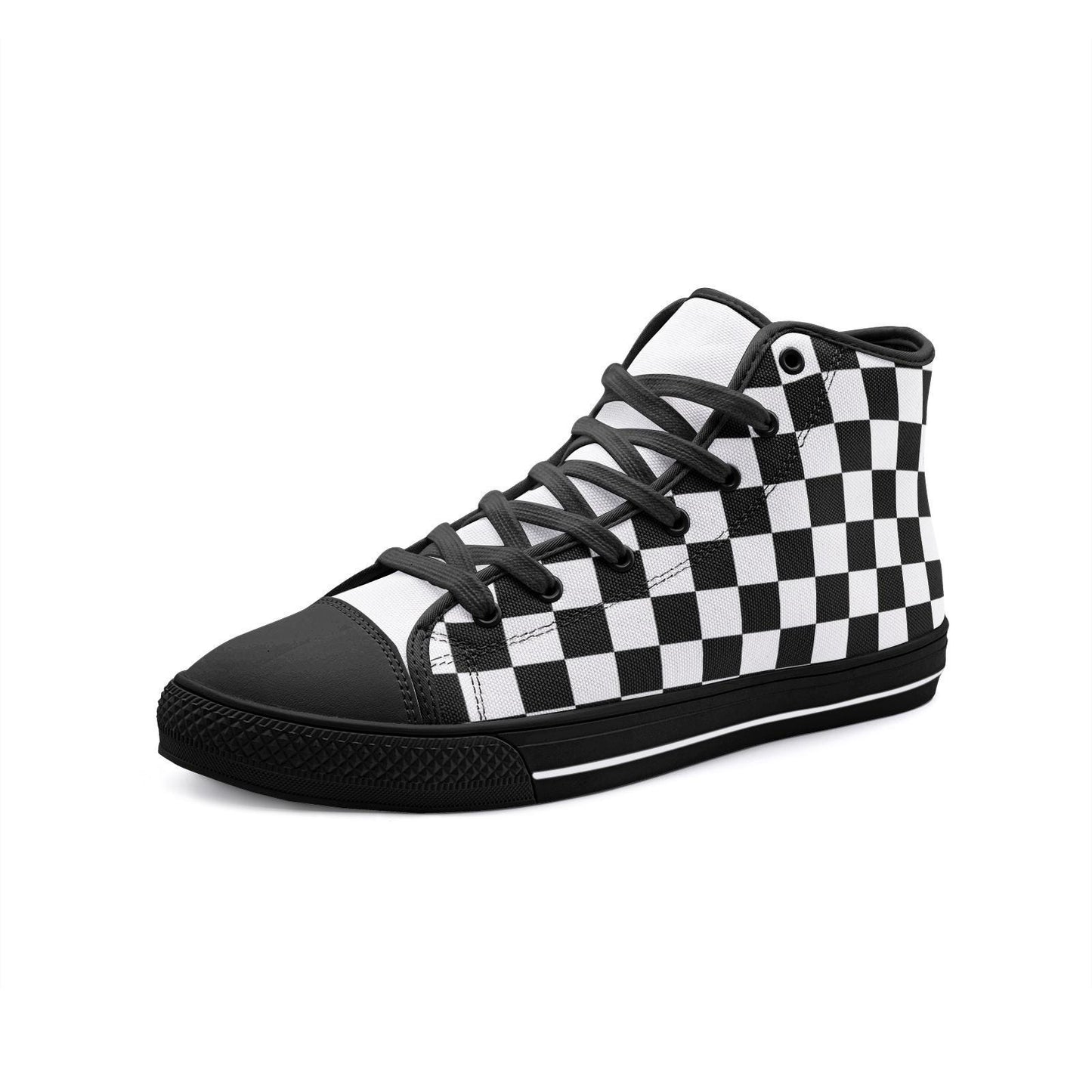 Black Hightops Unisex High Top Canvas Shoes