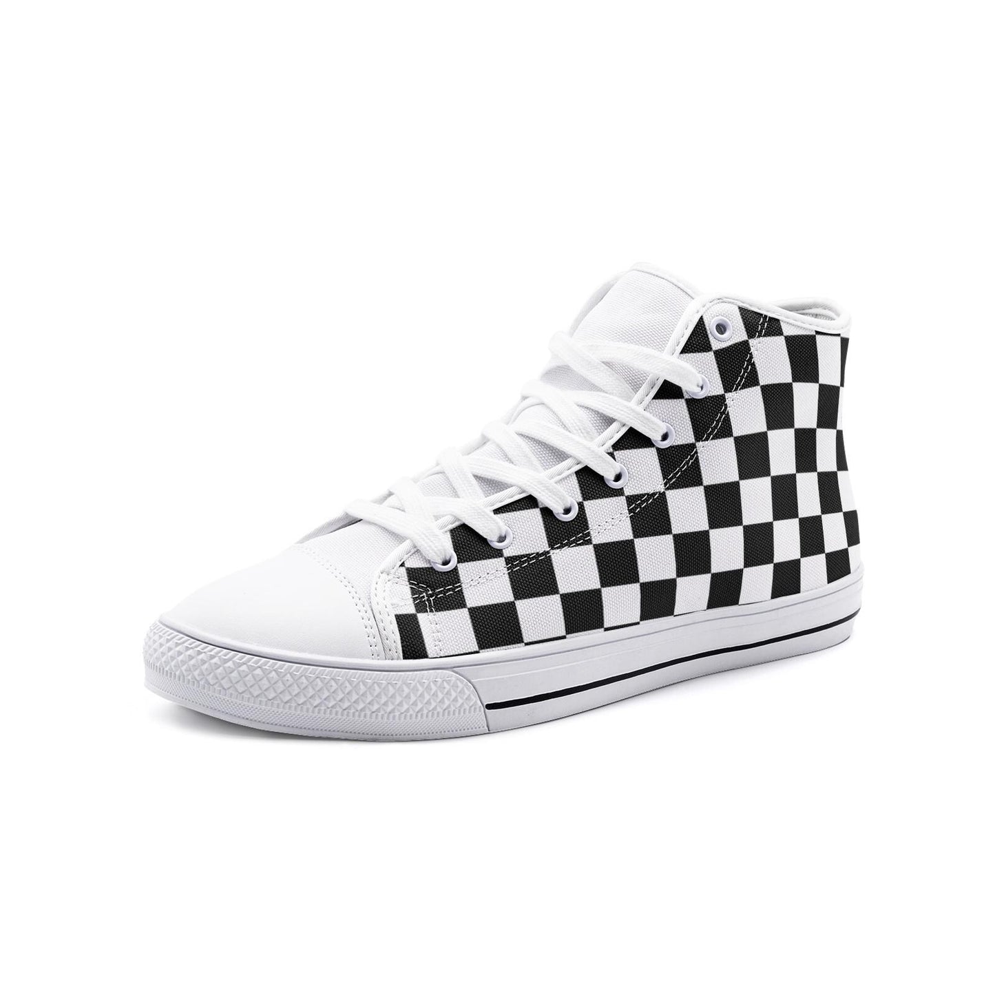 Black Hightops Unisex High Top Canvas Shoes