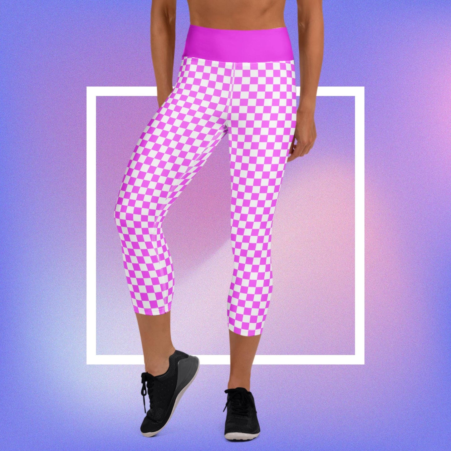 Yoga Capri Pink Leggings