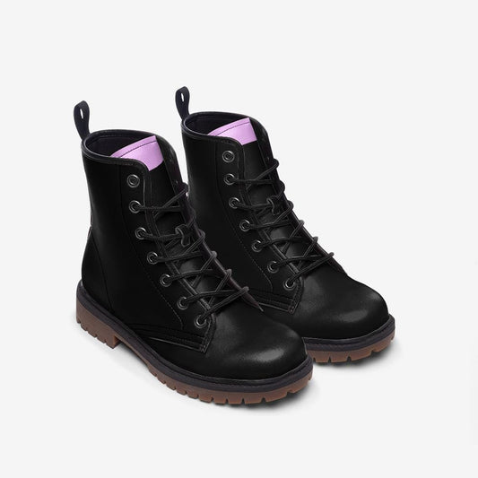 Black Boots Casual Leather Lightweight boots MT