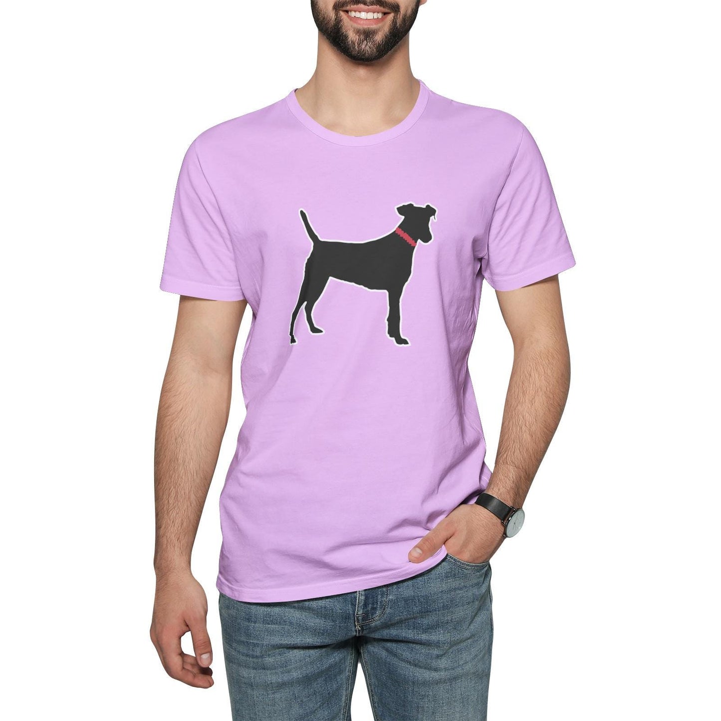 Black Dog Pink T-shirts