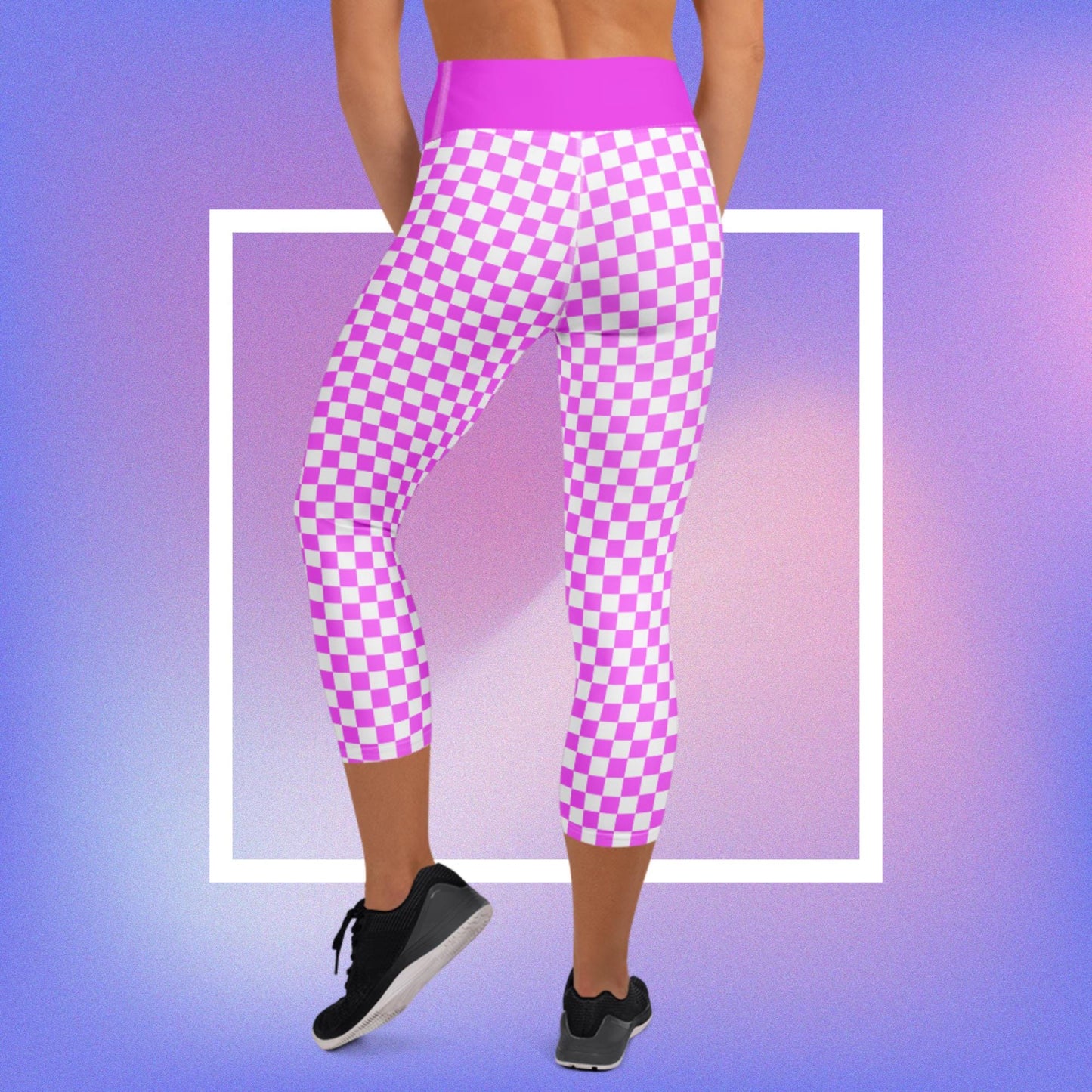 Yoga Capri Pink Leggings