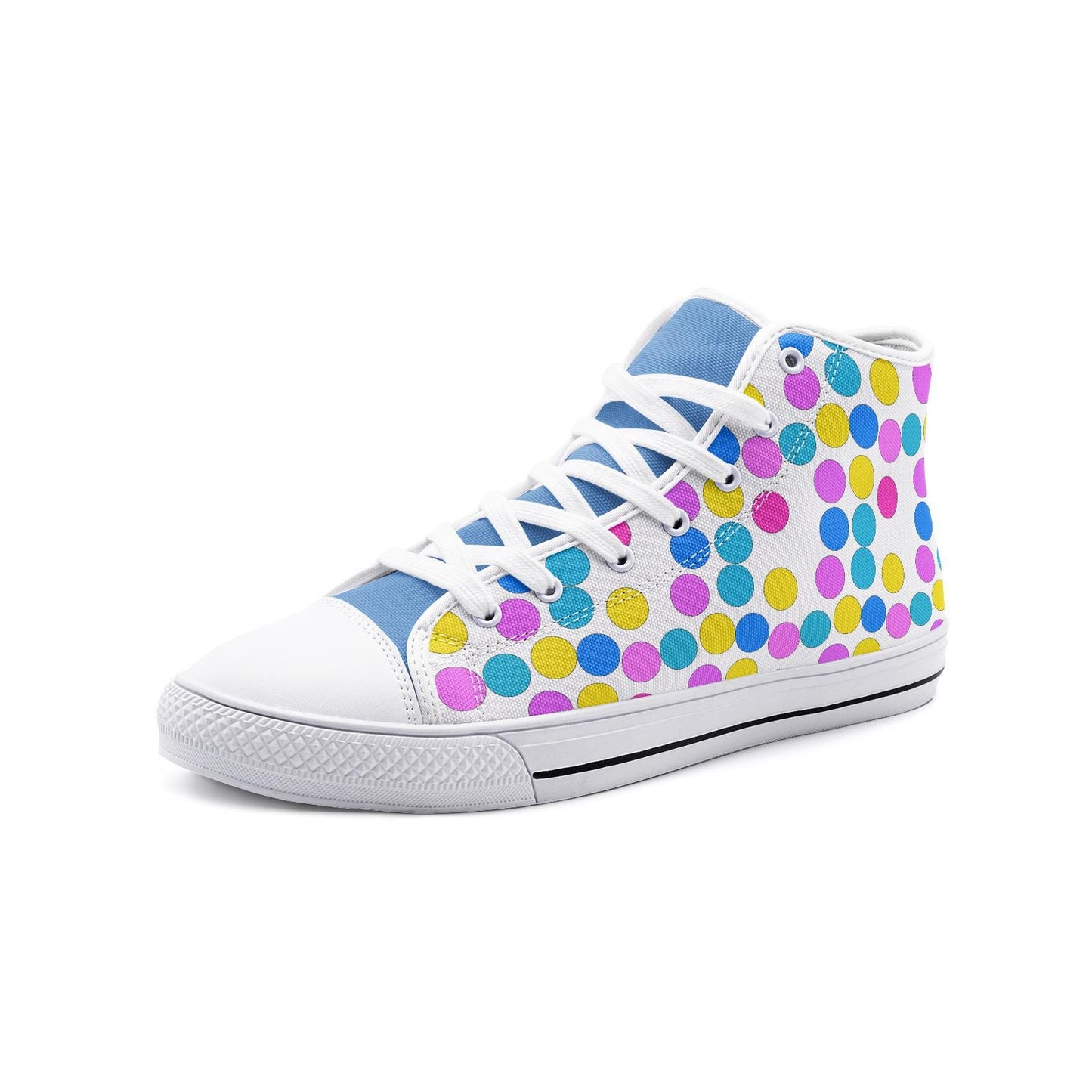 Colorful High Top Sneakers Unisex High Top Canvas Shoes