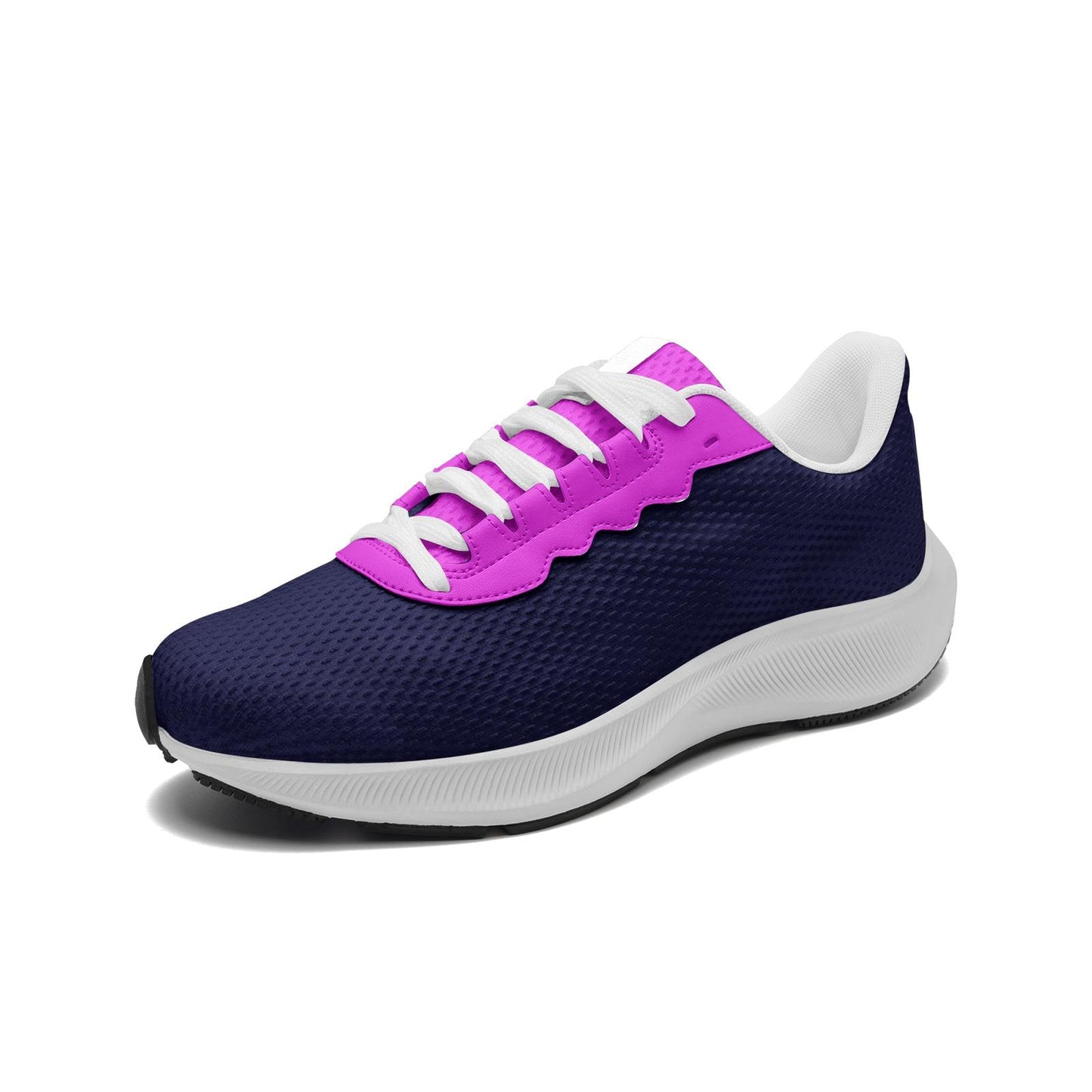 Navy Blue Sneakers Unisex Mesh Tech Performance Running Shoes