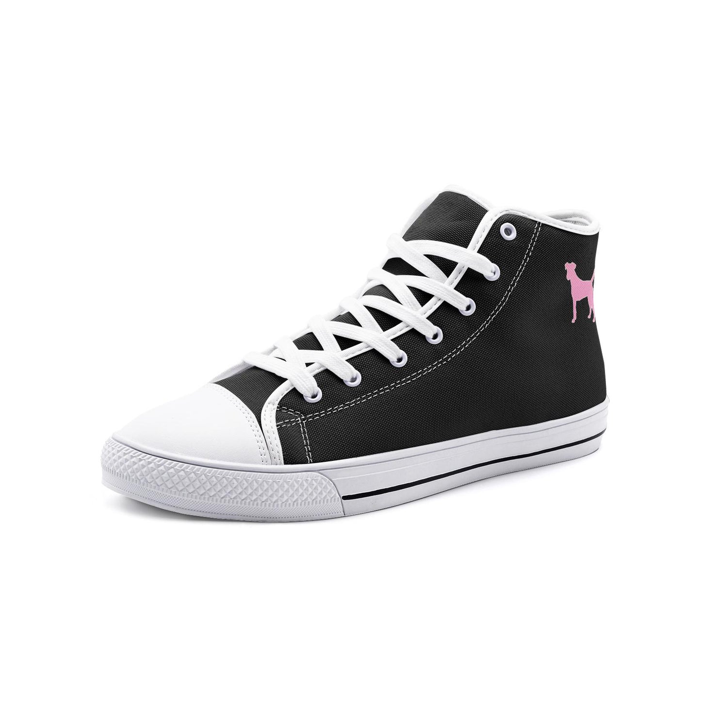 Black High Top Sneakers Unisex High Top Canvas Shoes