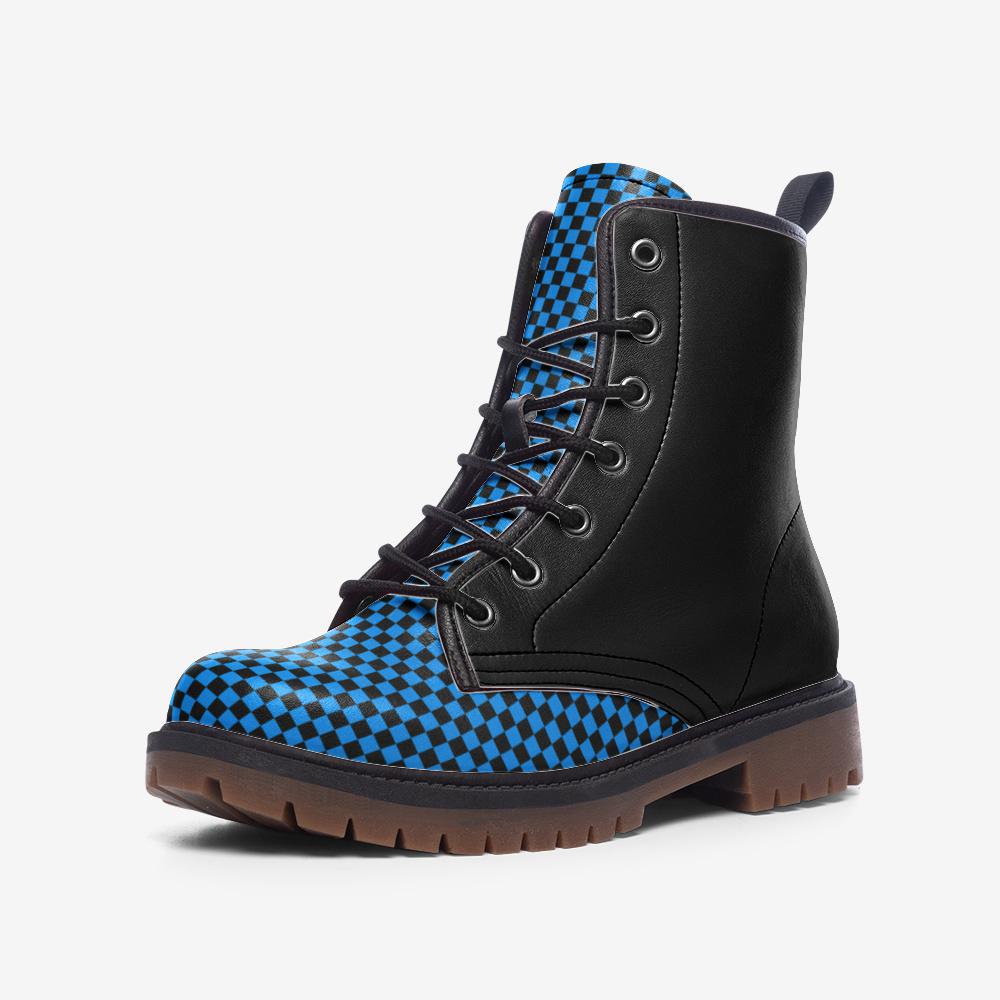 Black and Blue Boots Soft Casual Leather Lightweight boots MT