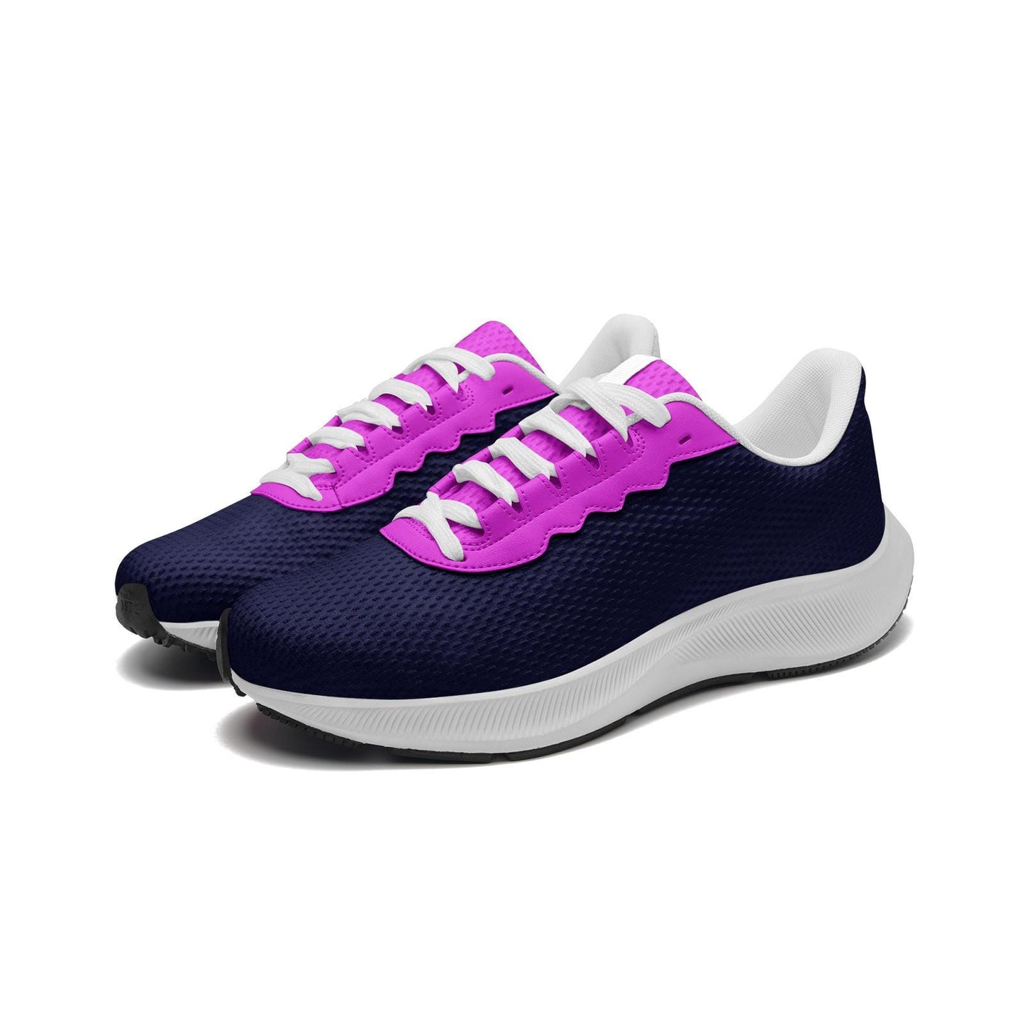Navy Blue Sneakers Unisex Mesh Tech Performance Running Shoes