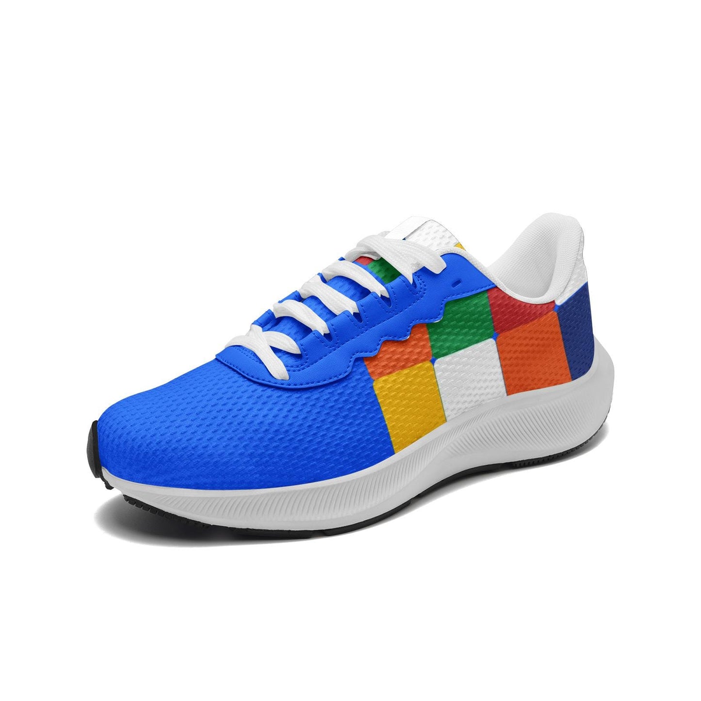 Blue Running Sneakers Colorful Running Shoes Unisex Mesh Tech Performance Running Shoes